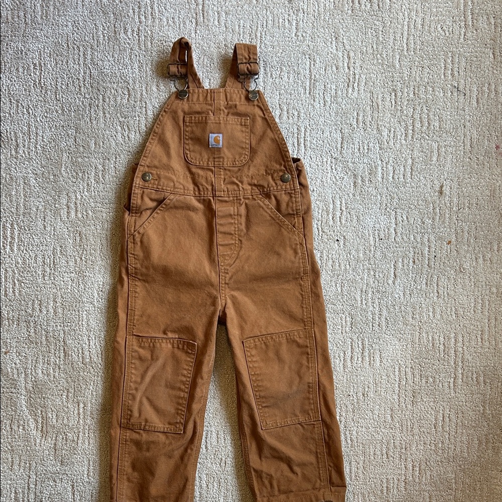 Carhartt Boys Tan Overalls 3T